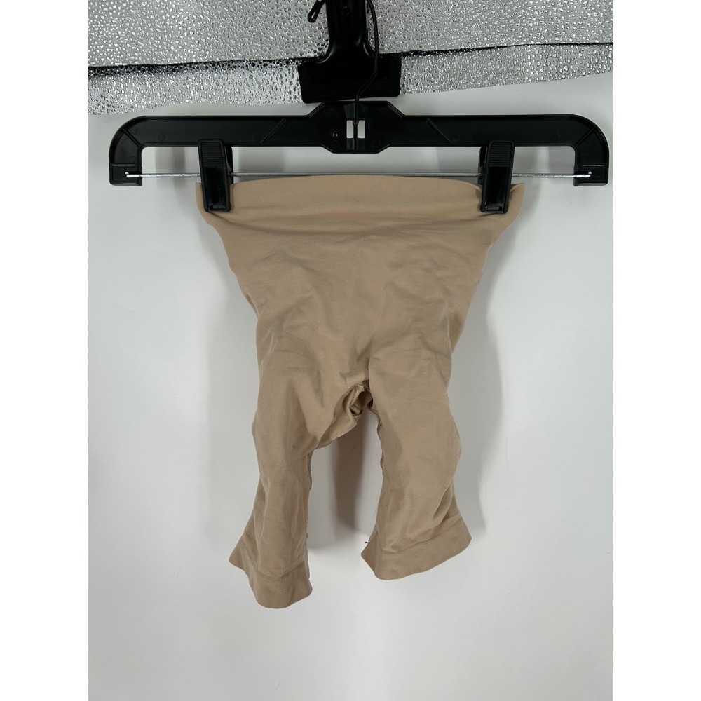 Skims Seamless Sculpt Mid‎ Thigh Shorts Women's XS Sand High Waisted Tan Stretch